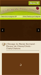 Mobile Screenshot of elevage-du-marais-normand.com